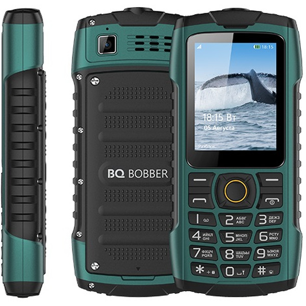 Мобильный телефон BQ-Mobile BQ-2439 Bobber (зеленый)