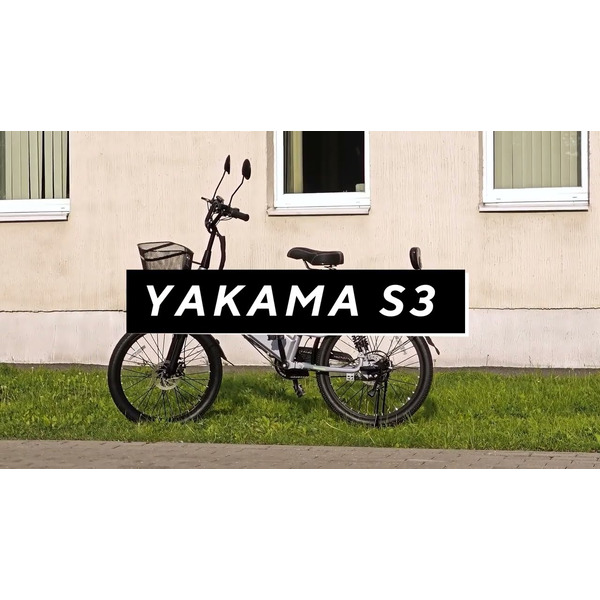 Электровелосипед Yakama S3 (серый)