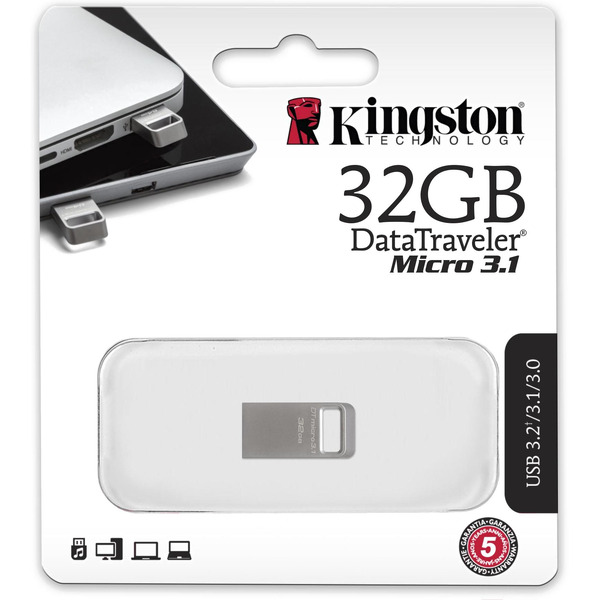 USB Flash Kingston DataTraveler Micro USB 128GB (DTMC3G2/128GB)