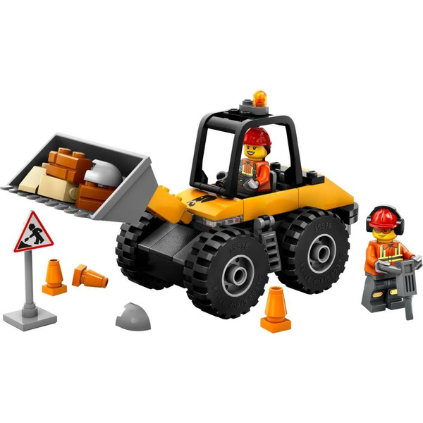 Конструктор Lego City Строительный погрузчик 60450 (желтый)