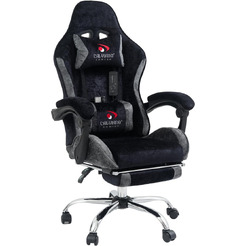 Вибромассажное кресло Calviano Amarone (black-grey plush)