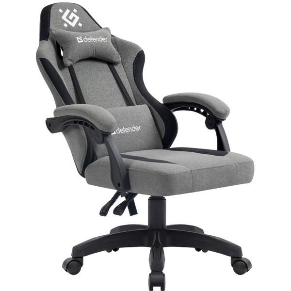 Игровое кресло Defender Lumen серый/черный (64027)