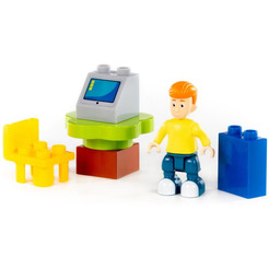 Конструктор Полесье Макси Простоквашино. Дядя Федор за компьютером 23326