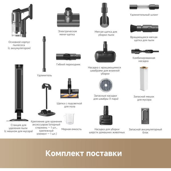 Пылесос Dreame Station Cordless Vacuum Cleaner Z40 VZV33A