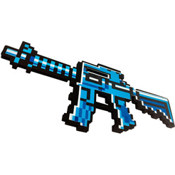 Автомат игрушечный Pixel Crew М4 8Бит пиксельный 39 см TM88431