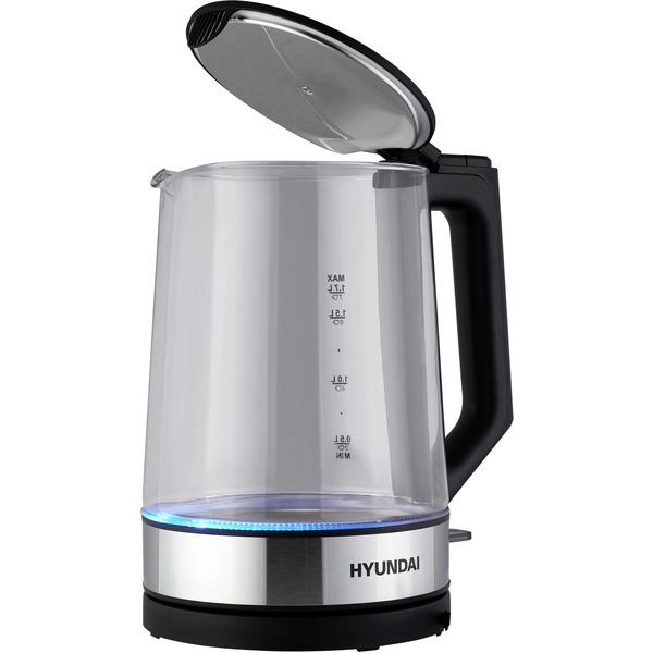 Чайник Hyundai HYK-G8808 (черный/серебристый)