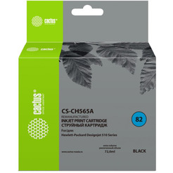 Картридж струйный Cactus CS-CH565A №82 (черный)