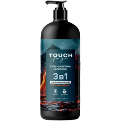 Гель-шампунь 3в1 мужской Touchforyou ПАРФЮМИРОВАННЫЙ 1л (225086)