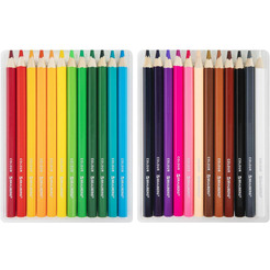 Карандаши цветные утолщенные BRAUBERG KIDS 181879 (24 шт)