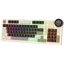 Клавиатура Royal Kludge RK N99 Mokko Grey (Cream switch)