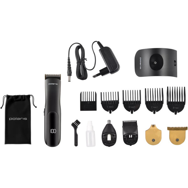 Машинка для стрижки POLARIS PHC 2400 (черный)