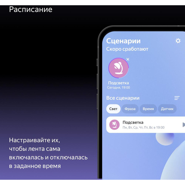 Умная светодиодная лента Яндекс YNDX-00544