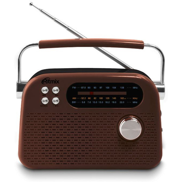 Радиоприёмник RITMIX RPR-045 (коричневый)