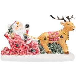 Керамическая фигурка NEON-NIGHT Дед Мороз в санях 505-029