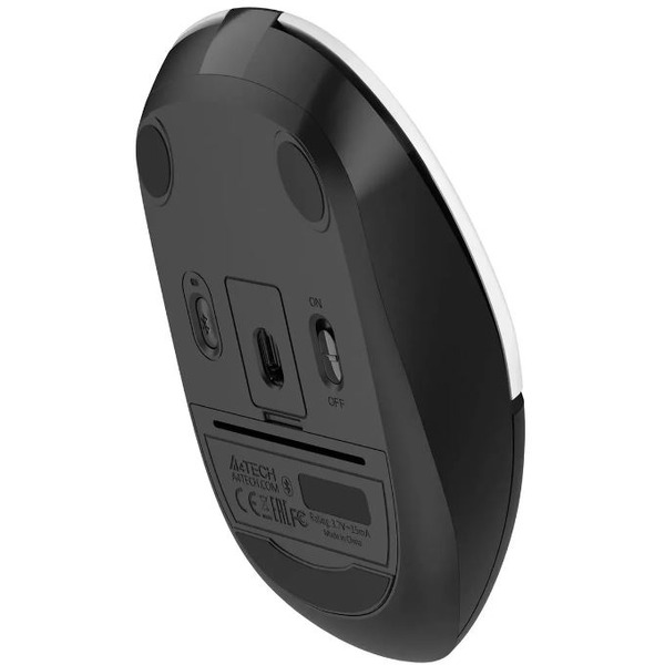 Мышь A4Tech Fstyler FB12S (белый/черный)