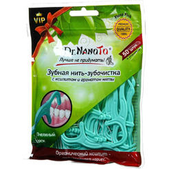Зубная нить Dr. NanoTo Флосспик (50шт)