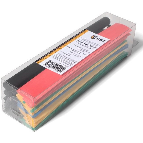 Набор термоусадочных трубок КВТ Электрик ЖКХ 75885