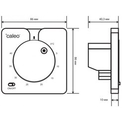 Терморегулятор CALEO C430