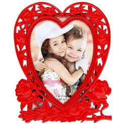 РАМКА ДЛЯ ФОТО пластмассовая "Сердце" 19*15 см