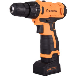 Дрель-шуруповерт Вихрь ДА-24Л-2КУ (72/14/19)
