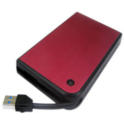 Бокс для накопителей AgeStar 3UB2A14 (черный/красный)