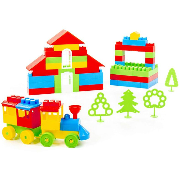 Конструктор Полесье "Строитель" (Макси, 253 элемента) 552