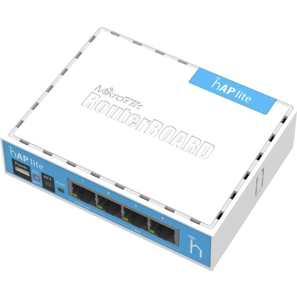 Wi-Fi роутер Mikrotik hAP lite RB941-2ND