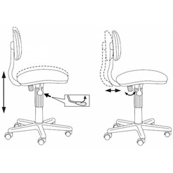 Компьютерное кресло Бюрократ CH-201NX-FlipFlop_P (розовый)
