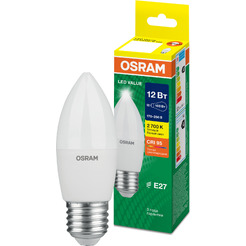 Светодиодная лампа OSRAM Value В100 12W 3000К E27