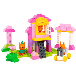 Конструктор Полесье Макси Три кота. Замок принцессы 70238