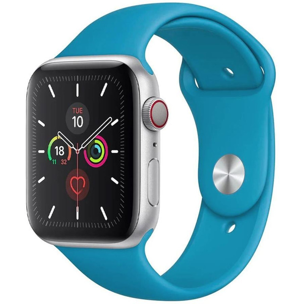 Ремешок Bingo Silicone для APPLE Watch 42/44/45mm (S) Голубой