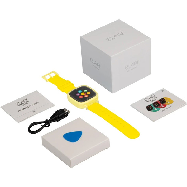 Часы-телефон ELARI KidPhone 4 Fresh (KP-F) желтый