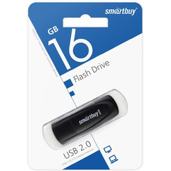 USB флэш-диск Smart Buy 16GB Scout Black (SB016GB2SCK)