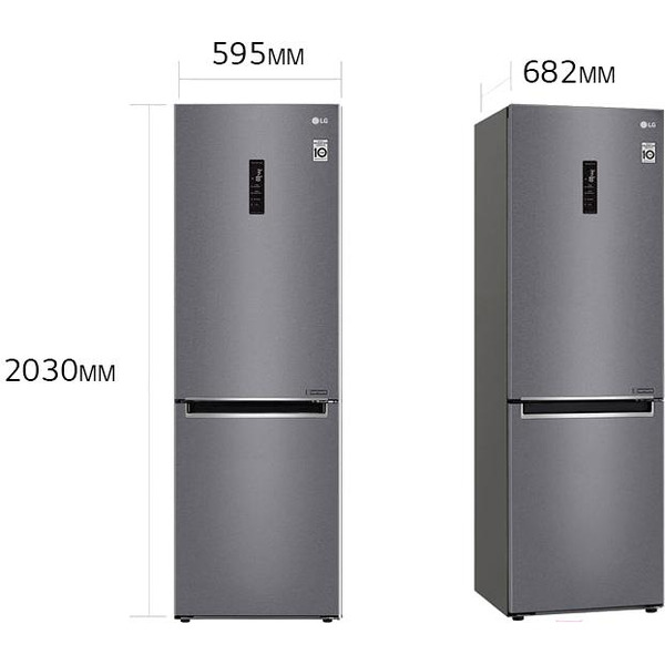 Холодильник LG DoorCooling+ GA-B509MLSL