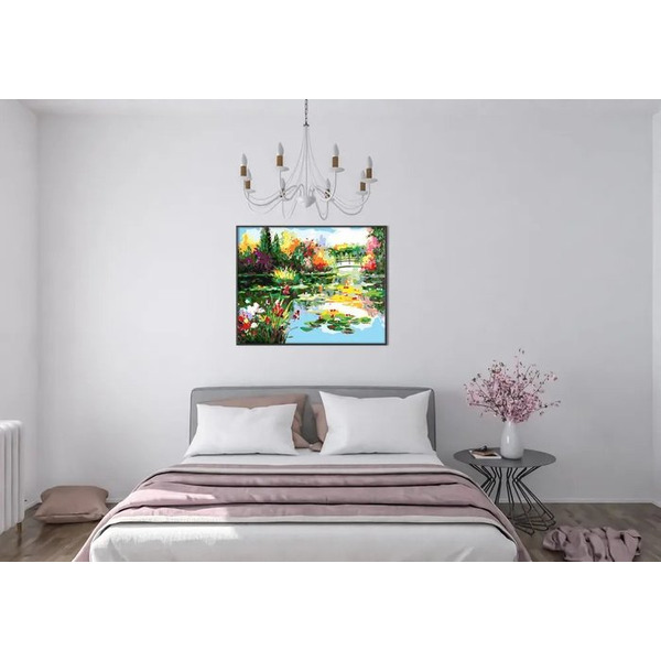 Картина по номерам PaintLine Клод Моне. Сад Живерни PL-00178