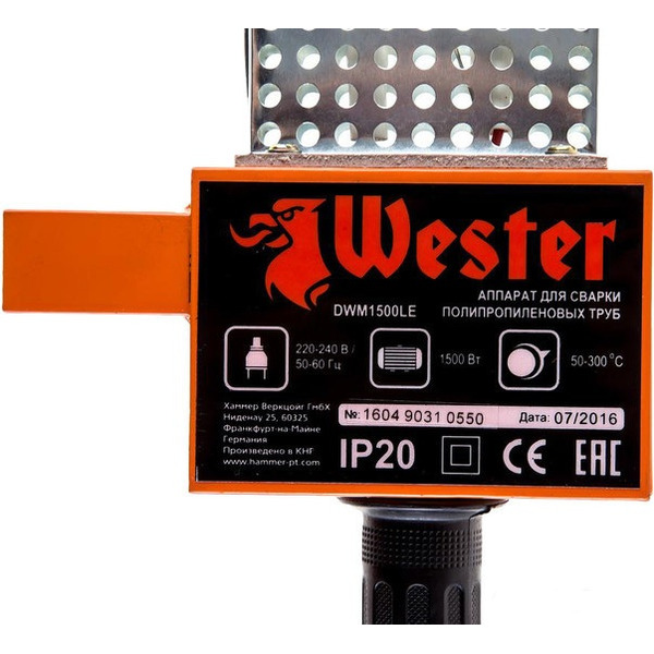 Аппарат для сварки труб Wester DWM 1500LE (156014)