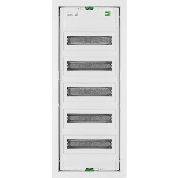 Щит встраиваемый Elektro-Plast MSF 5x12M (60M), N/PE 2x(2x25+20x16mm2+19x10mm2), мет. дверь, белый RAL9016, 853x358x97mm, IP30 (2005-00)