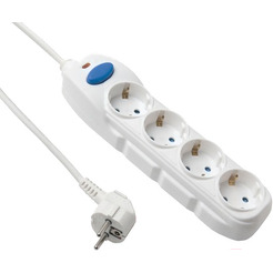 Удлинитель Electraline 62011 (1.5м, белый)