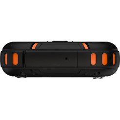 Мобильный телефон Maxvi R2 up + ЗУ WC-112 (черный/оранжевый)