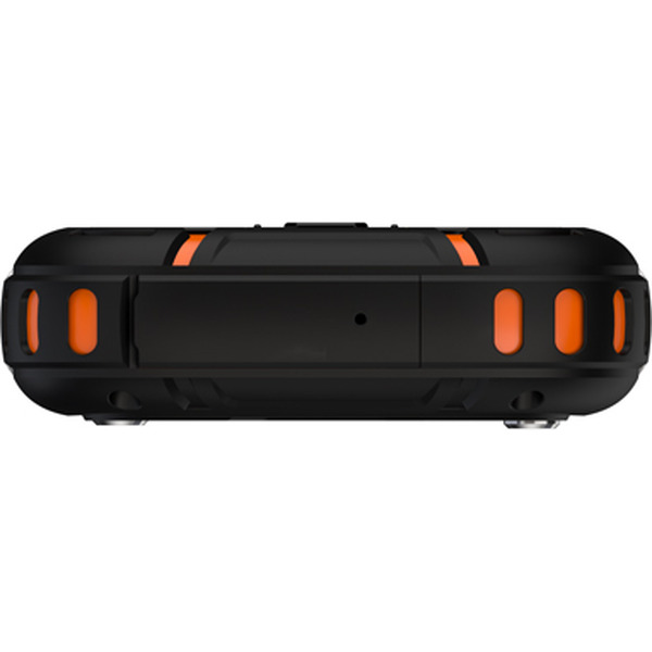 Мобильный телефон Maxvi R2 up + ЗУ WC-112 (черный/оранжевый)