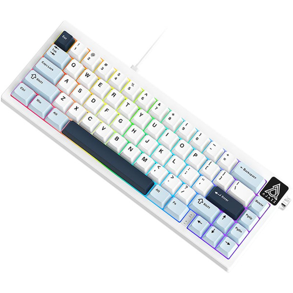 Клавиатура AJAZZ AK650 Sea Salt Switch (синий/белый)