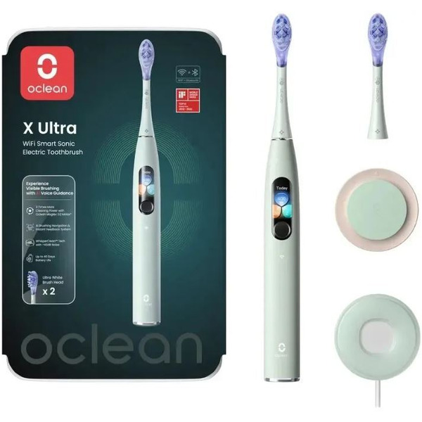 Электрическая зубная щетка Oclean X Ultra V8100 (зеленый)