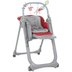 Стульчик для кормления CHICCO POLLY MAGIC Relax красный