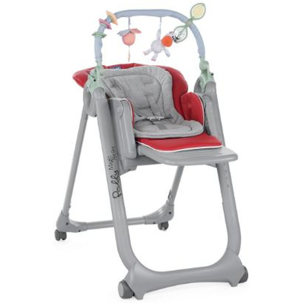 Стульчик для кормления CHICCO POLLY MAGIC Relax красный