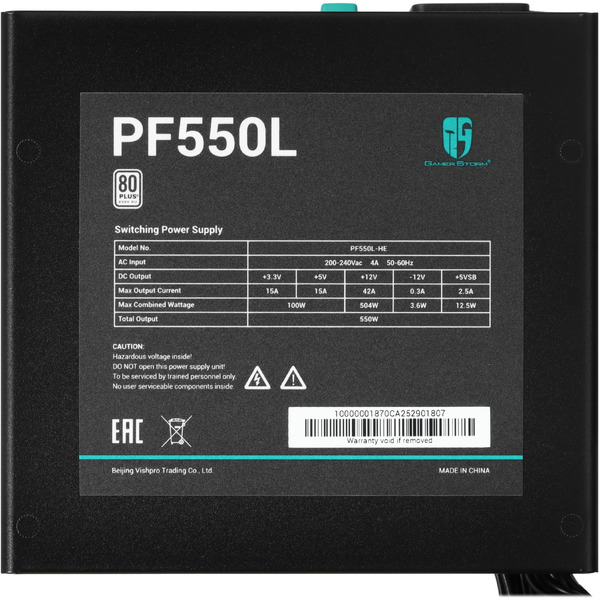 Блок питания DeepCool PF550