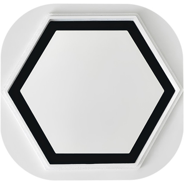 Вентиляционная решетка теневая с регулировкой воздуха HOMY AIR AH100WR