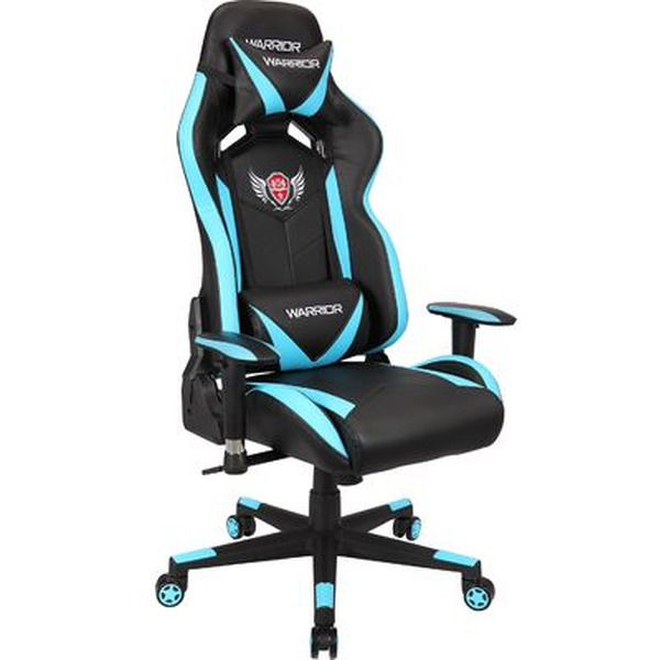 Кресло Седия Mustang (черный/голубой)