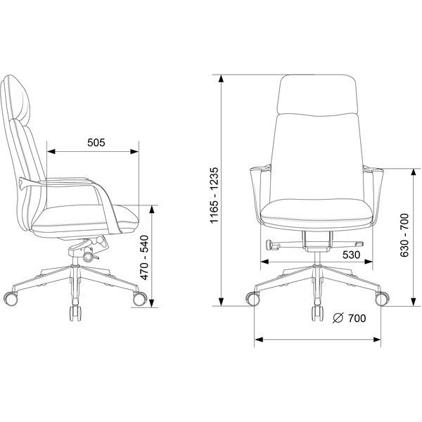 Офисное кресло Бюрократ Vega (белый)