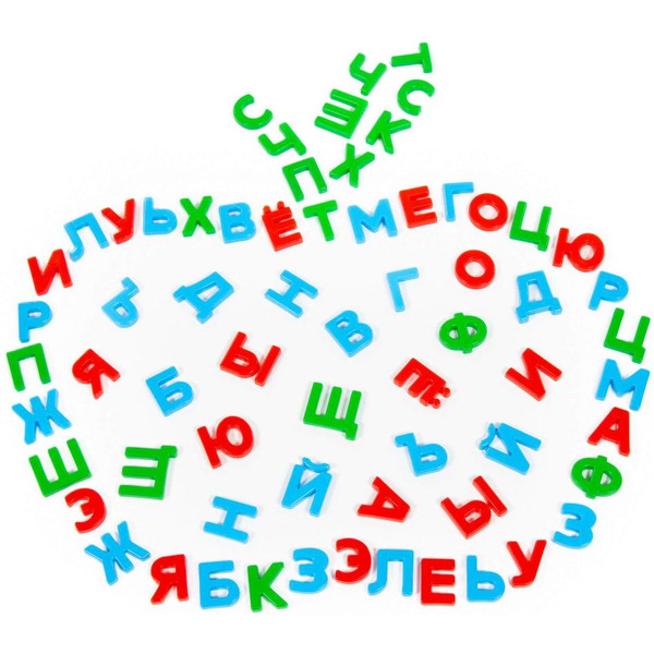 Алфавит Полесье Первые уроки (66 букв, магнит)