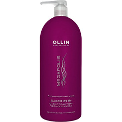 Шампунь Ollin Professional Megapolis Shampoo с экстрактом черного риса, 1000 мл
